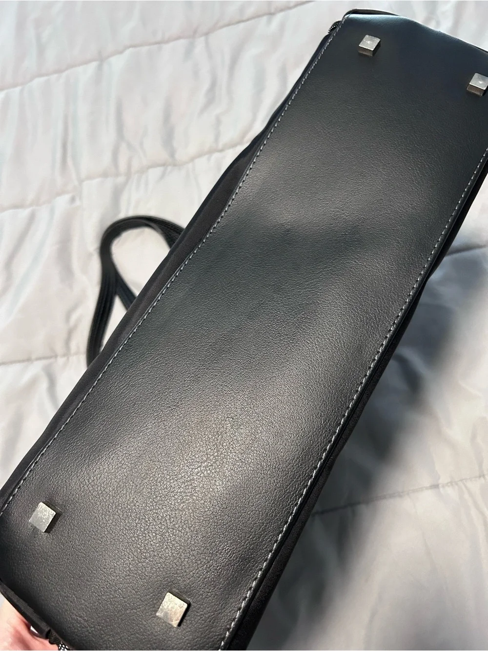 Wenger Swiss Faux Leather Trim Briefcase Laptop Bag